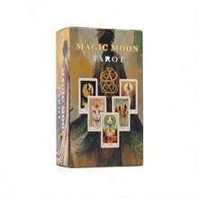 1 buah Kartu Tarot Bulan Ajaib, Kartu Permainan Ramalan Misterius untuk Pesta dan Pertemuan - Grey - View 1