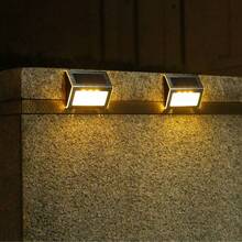 1pc LED Solar Outdoor Stair Light, Wall Light, Suitable For Outdoor Garden Fence Wall Stair - 888 - 查看 3