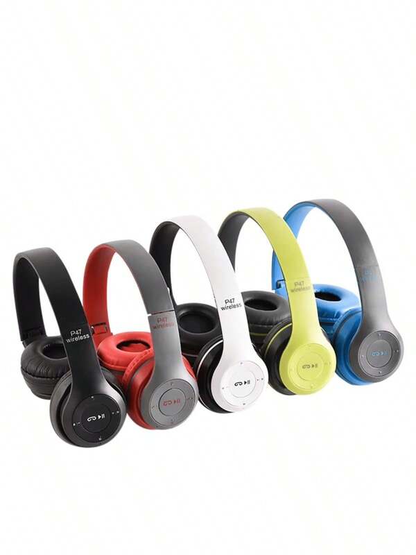 Fone P47 Headphone Sem Fio Estéreo Redução de Ruídos Bluetooth 5.0 Universal Academia, Esportes