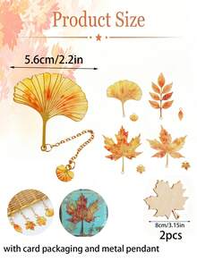 4pcs Creative Vintage Leaf Bookmarks, Autumn Leaf Design Metal Bookmarks, Including Maple Leaf, Ginkgo Leaf Special Symbols, Suitable As Gifts For Graduation, Birthday For Friends, Readers, Book Lovers - Leaf Bookmark - View 3