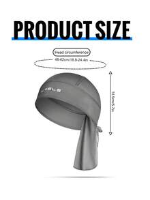 1pc WRELS Quick-Dry Cycling Cap, Men's Hat For Biking, High-Elastic Outdoor Sports Cap, Motorcycle Accessory - Multicolor - View 2