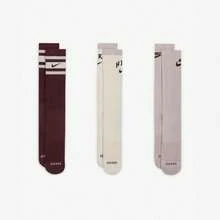 Nike Color-Blocked Logo Jacquard Comfortable And Versatile Mid-Calf Jogging And Fitness Socks, Unisex, 3-Pack. - Multicolor - View 9