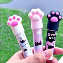 1/2/4pcs Cat Paw Shaped Glue Sticks, Quick Dry Solid Glue, Back To School Essential (Random Style) - A - View 5