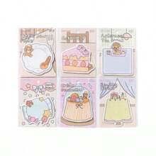 180 Sheets Cute Korean Style Sticky Notes - Adorable Animal & Floral Designs, High-Quality Paper, Rectangular Shape, Perfect For Students & Office Use, Daily Organization & Decoration, Back To School, School Supplies School Supplies - Multicolor - View 6