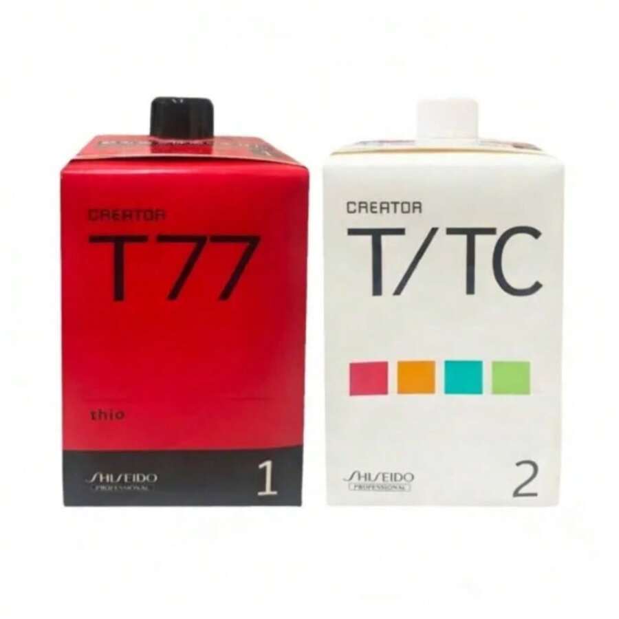 Shiseido Creator T77 Professional Perm Liquid Compound 400ml & T/TC 400ml - Hair Perm Kit - View 1