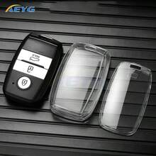 New Soft TPU Anti-Scratch Car Smart Key Fob Cover Protective Shell For KIA Rio Rio5 Sportage Ceed Cerato K3 KX3 K4 K5 Sorento Optima Picanto Remote Key Accessories - Kia a - View 2