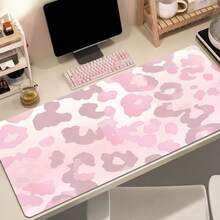 Arge Leopard Print Gaming Mouse Pad With Non-Slip Rubber Base And Smooth Surface - Black And Golden Animal Print Desk Mat, Suitable For Keyboard And Mouse, Durable Polyester Computer Accessory, Ideal For Gamers, Home Office - View 2