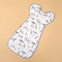 Yue Ye 1pc Baby Pure Cotton Printed Small Blanket, Zipper Design, Very Convenient, Comfortable And Soft Fabric, Baby's Halloween Gift - Multicolor - View 14