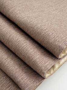 Camino de mesa minimalista de color gris puro con textura y ribete de borlas, tela decorativa de estilo moderno neutro para mesa de comedor, apta para todas las estaciones, adecuada para mesa de comedor, mesa de café, consola de entrada, tocador y vestíbulo - Caqui - Ver 3