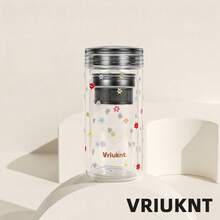 1 Pc Car Water Cup, 420ml Double-Wall Heat Insulated Glass Cup With Tea Infuser, Portable Travel Mug - Multicolor - View 14