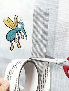 1/2/3 Rolls Waterproof Self-Adhesive Window Screen Repair Tape, Insect Screen Patch, Suitable For Dorm Door/Curtain, Strong Adhesive Repair Tape, Used To Repair Damaged Window Screens, Length 2m/78.74in - Window Screen Repair Subsidy - View 2
