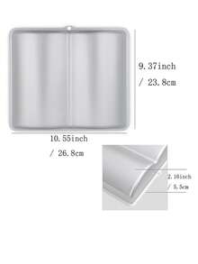 Book-Shaped Cake Mold Baking Tool Kitchen DIY Cake Baking Pan Anodized Aluminum 1pc - View 2