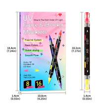 Self-Luminous Highlighter Pens, Waterproof Glow-In-The-Dark Markers For DIY Night Drawing, UV Fluorescent Acrylic Paint Marker Set, Quick-Drying And Smudge-Proof, Neon Color Painting For Parties, Festivals And Events - Sets - View 17