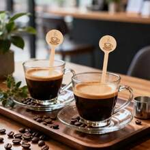 Disposable Stirring Sticks – 15 Cm Round Head, Wooden Coffee Stirring Sticks With A Comfortable Grip, Suitable For Both Hot And Cold Beverages – Ideal For Coffee, Milk Powder, Honey, Tea, Cocktails. - Multicolor - View 6