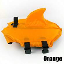 Shark Fin Design Dog Life Jacket, Buoyancy Swim Vest With Dual Safety Buckles, Suitable For All Size Pets - Multicolor - View 9