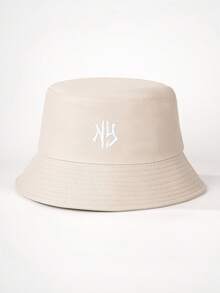 1 pieza Sombrero de cubo bordado NY unisex, protección solar, transpirable, nuevo estilo versátil, adecuado para ocio al aire libre y protección solar - Multicolor - Ver 13