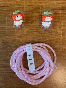 Cable Protector, 12-15/16 Anti-Break Charging Cable Protector, Type-C & Lightning Data Cable Protector - Multicolor - View 10