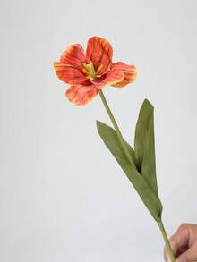 1PC Luxury Style Artificial Tulip Flower, Plastic Faux Flower For Home Living Room Dining Table Decoration, Artificial Flower Arrangement - Multicolor - View 13