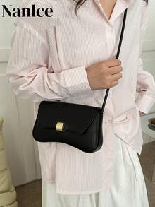 High Quality Women's 2026 New Multi-Functional Small Square Shoulder Bag Underarm Bag - Black - View 2