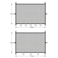 New Retractable Pet Gate, Foldable Anti-Escape Barrier For Dogs, Staircase Protection Net With Hooks, Pet Door For Home. - 110-72cm - View 5