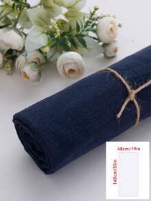 1pc 100% Pure Cotton Faux Linen Fabric, Pre-Cut Size 48cm * 140cm (19in * 55in), DIY Sewing Fabric, Soft And Comfortable Suitable For Spring/Summer Fashion, Applicable For Embroidery, Clothing Making, Home Decor (Sofa, Pillow, Tablecloth, Etc.) - Washed Cotton Crepe - View 18