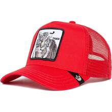 Goorin Bros - Gorra estilo Animal Farm ajustable - Rojo (el tigre blanco) - Ver 2
