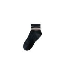 1/5/10 Pairs Multi-Color Striped Pattern Comfortable Fashionable Retro Versatile Casual Minimalist Sports Men's Short Socks - Multicolor - View 8