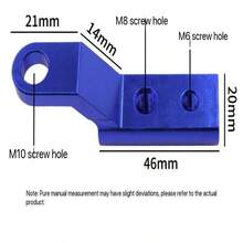 Motorcycle Mirror Mount Bracket Extender Electric Motorcycle Rearview Mirror Extension Bracket Multi-Function Bracket Mirror Extender Motorcycle Rearview Mirror Extension Bar Electric Bike Multi-Function Extension Bracket Reinforced Navigation Bar Modification Universal Model - Multiple Styles - View 10