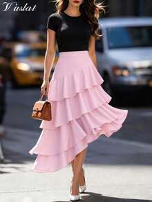 Women Midi Dresses - Rosa - View 12