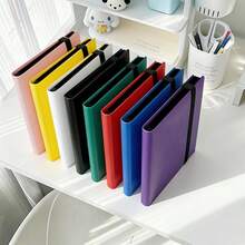 9 Pocket Card Binder, Trading Card Album, Photocard Holder, TCG Card Storage, MTG Card Binder, Sports Card Collection Book,Elastic Strap Card Organizer, Gift For Card Collectors,Daily Storage And Collection,Holiday And Birthday Gifts - Multicolor - View 4