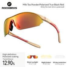 ROCKBROS 1PC Outdoor Sports Cycling Glasses, Fashion Glasses, Set With 3 Interchangeable Lenses, Lightweight High-Strength Polycarbonate Frame, Adjustable Silicone Nose Pads Anti-Slip Temple, For Running, Biking - Multicolor - View 15