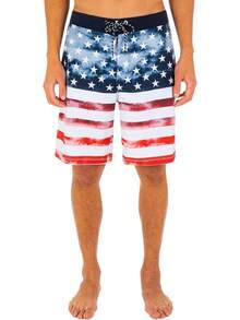 Hurley Mens Patriot Cheers 20" Board Shorts - White - View 1