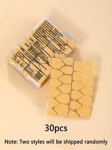 24/120/240/360/480/720/1200片組果凍膠美甲貼片，UV果凍美甲貼片，雙面果凍式穿戴甲貼片，UV固化美甲膠，不可拆卸，持久耐用，可穿戴假指甲，需固化，情人節DIY美甲配件，適用於美甲沙龍輔助工具 - 無色 - 查看 20
