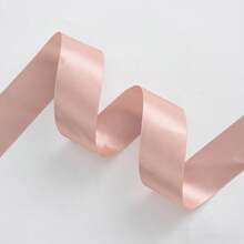 Double-Sided Pink Ribbon, Pink Satin Handmade Woven Ribbon, Suitable For Gift Wrapping, Bouquet, Wedding Party Decoration, Party Decoration, Graduation Gift Accessories, Large Ribbon For Package Wrapping - Multicolor - View 6
