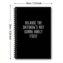 1pc Spiral Notebook, Suitable For Note-Taking, Humorous Notebook Makes You Look Busy In Meetings, Perfect As A Gift For Family And Friends - High School Supplies - Multicolor - View 2