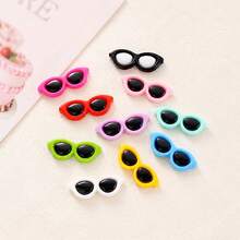 10/30pcs Assorted Color Cartoon Eye Resin Craft Decor Accessories For DIY Phone Case, Hair Clips, Fridge Magnets, Earrings, Pendant - Mixed Colors - View 12