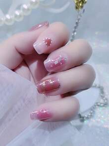 22 Styles Waterproof No-Cure Gel Nail Stickers, Full Cover, Cool Style, Skin-Whitening Nail Wraps Wholesale - Red Violet - View 5