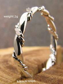 1 pieza Anillo hermoso, adecuado para que las mujeres lo usen, adecuado para boda, compromiso, fiesta de aniversario, regalo del Día de San Valentín - 1# - Ver 6