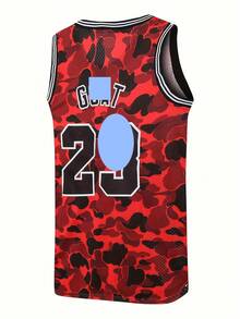 Basketball Jerseys For Basketball Hoop Practice, Breathable Quick-Dry Athletic Tank For Daily Training,Breathable 23# - Redwood - View 7