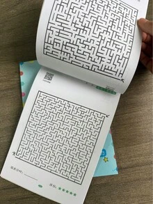 Kids Maze Activity Book, Fun Brain Teasers With 4 Difficulty Levels, Preschool Learning Activities, Logic And Problem Solving Puzzles, Ideal Birthday And School Gift - Multicolor - View 3