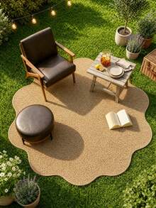 1 buah Keset Lantai Bulat Minimalis dengan Tepian Bunga, Karpet Dekoratif Artistik Asimetris, Keset Samping Tempat Tidur Kamar Tidur, Karpet, Dekorasi Rumah, Keset Personalisasi Gaya , Dekorasi Teras Semi-Outdoor, Aksen Area Santai Halaman, Keset Suasana Estetika Spasial, Karpet Seni yang Dapat Dicuci, Aksen Perabot Lembut Minimalis Modern, Keset Dekorasi Balkon - Beraneka warna - View 3