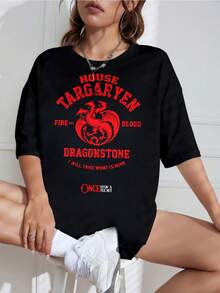 Women T-Shirts - Black - View 1