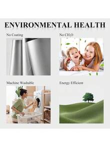JZGZR Blackout Sliding Door Curtain, Wide Room Divider Curtain With Hooks Ceiling Mounted, Bedroom Drape Thermal Insulated Privacy Assurd, W100x L84, Beige, 1 Panel - Beige - View 7