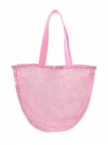 1pc Shell Mesh Bag, Beach Bag, Shell Mesh Storage Bag, Shell Tote Bag, Ideal For Collecting Shells, Beach Toys And Swimming Gear, Essential For Travel, Camping, Beach, Summer, Home Decor, Home Supplies, Family Essentials, Gift For Women, Gift For Men, Gift For Mother, Gift For Father, Gift For Grandfather, Gift For Grandmother - High-quality Storage Bags - View 12