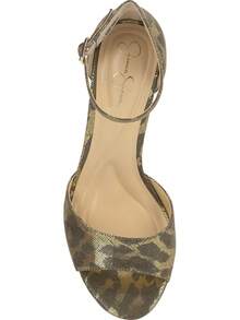 Jessica Simpson Womens Luxcilla - Golden  Metallic Leopard - View 5