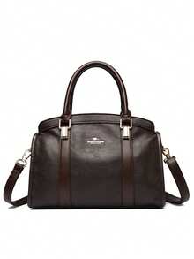 KAIDIFEINIROO Vintage Large Capacity Women's Boston Tote Bag 2026 Spring Autumn Winter Fashion Shoulder Crossbody Commuter Handbag - Brown - View 4