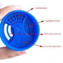 Beehive Entrance Vent Accessory Plastic Round Breathable Multi-Function Hole Puncher Beekeeping Tool Set, Suitable For Bees And Small Flying Animals - View 6