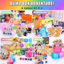 WPETLE 1pc Mystery Squish Rainbow Blind Box, Mixed Assorted Squishy Decompression Toys For Kids, Teens & Adults, Fruit Fidget Squeeze Toys, Fun Random Surprise Pack To Relieve Daily Stress,Tension, Stress Relief Playthings For Relaxation (Random Style) - Multicolor - View 2