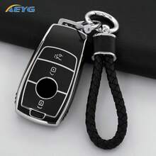 新款 TPU 車鑰匙保護套，相容 A C E S G-Class GLC CLE CLA GLB GLS W177 W205 W213 W222 X167 AMG - 賓士B款 - 查看 3