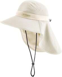 Protector de Cuello Refrigerante Mission Sun Defender, Sombreros de Ala Ancha para Mujeres y Hombres - Avena - Ver 2